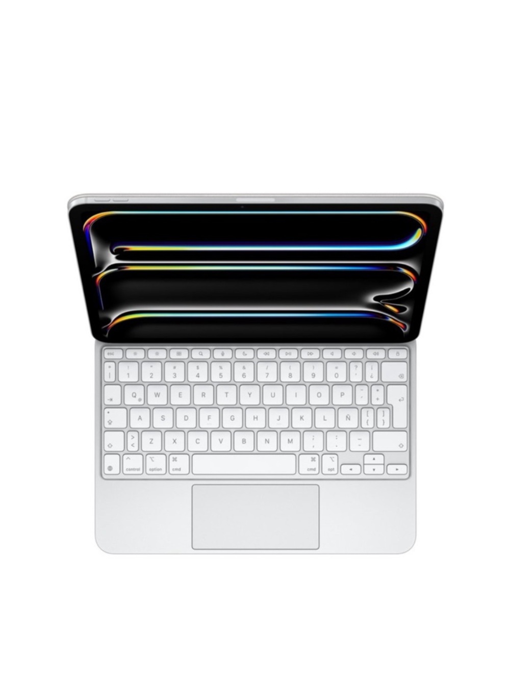 Magic Keyboard For iPad Pro 11-inch (M4) - Spanish (Latin America) - White